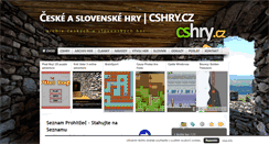 Desktop Screenshot of cshry.cz