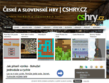 Tablet Screenshot of cshry.cz